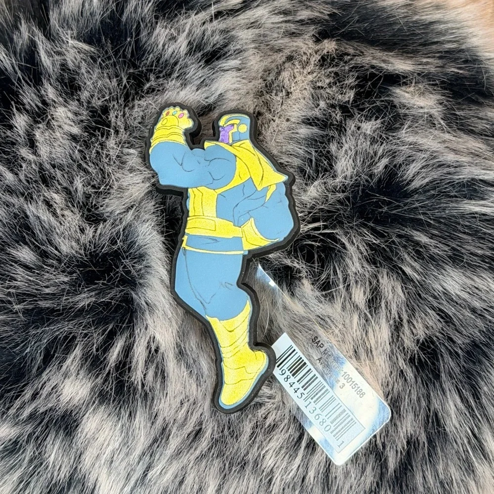 Thanos croc charm